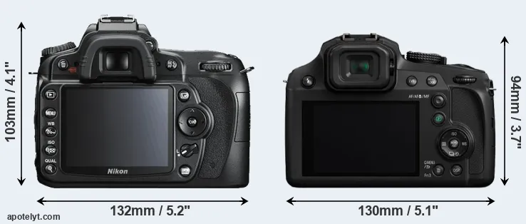Comparison D90 or FZ82 rear