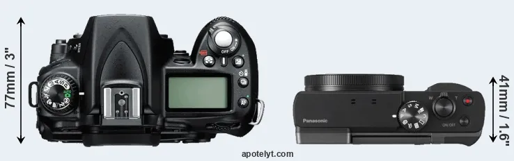 Compare D90 versus ZS70 top