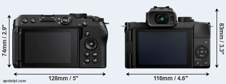 Comparison Z30 or G110 rear