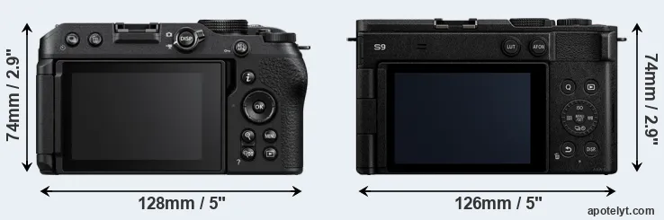 Comparison Z30 or S9 rear