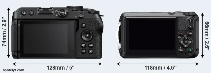 Comparison Z30 or WG-6 rear