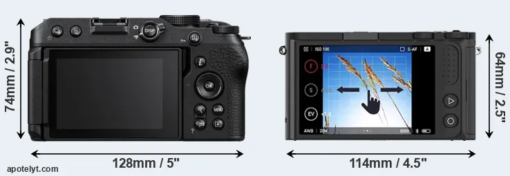 Comparison Z30 or M1 rear