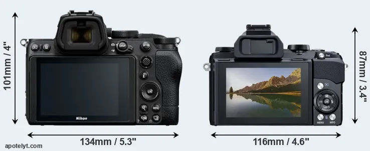 Comparison Z5 or Stylus 1 rear