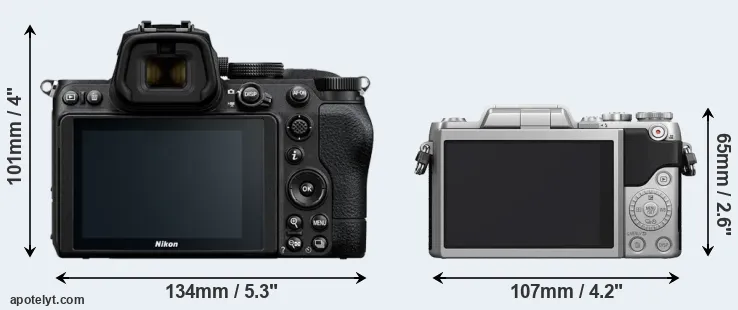Comparison Z5 or GF7 rear