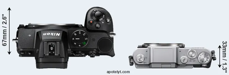 Compare Z5 versus GF7 top