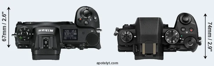 Compare Z6 versus G80 top
