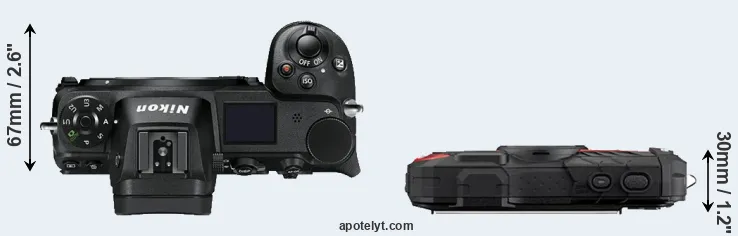 Compare Z7 versus WG-60 top