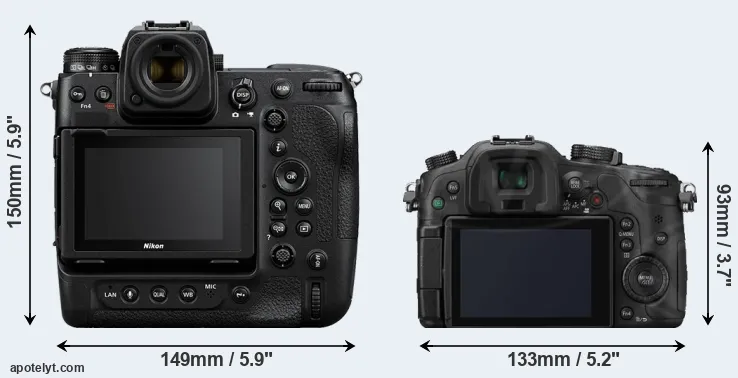 Comparison Z9 or GH3 rear