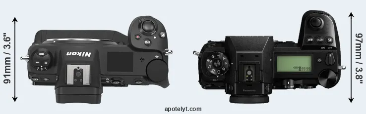 Compare Z9 versus S1 top