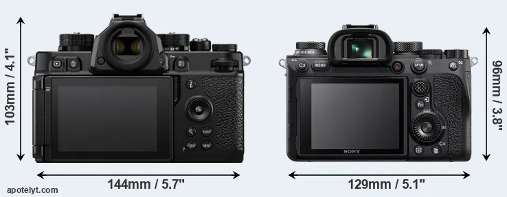 Comparison Zf or A9 II rear