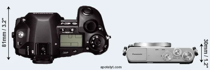 Compare E-1 versus GM1 top
