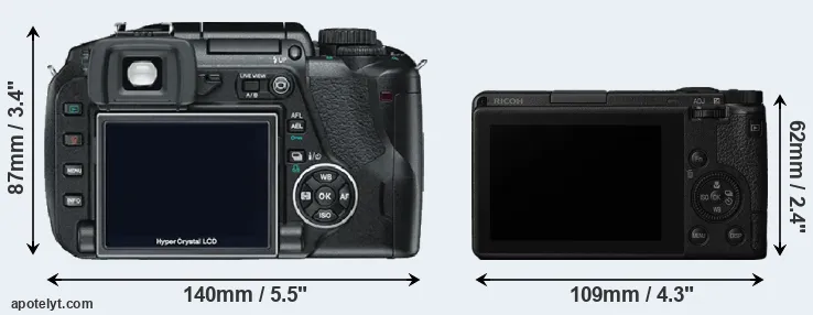 Comparison E-330 or GR III rear