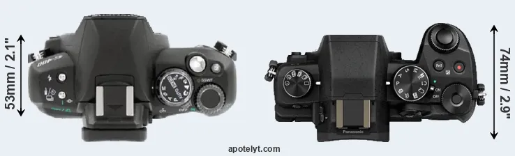 Compare E-400 versus G80 top