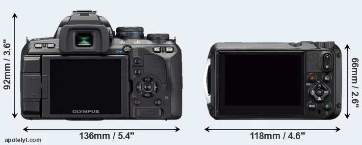 Comparison E-510 or WG-6 rear