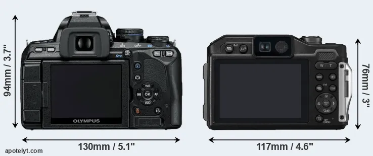 Comparison E-600 or FT7 rear