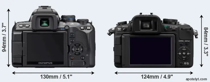 Comparison E-620 or G2 rear