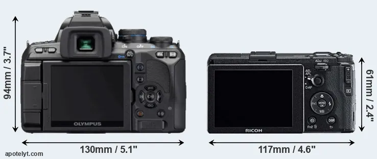 Comparison E-620 or GR rear