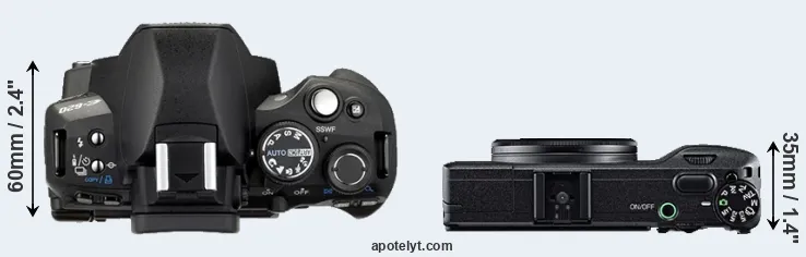 Compare E-620 versus GR top