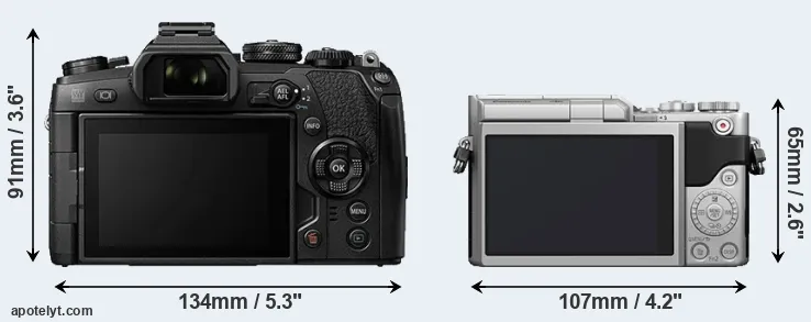 Comparison E-M1 II or GX850 rear