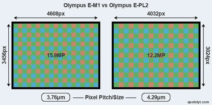 E-M1 versus E-PL2 MP