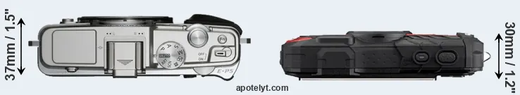 Compare E-P5 versus WG-60 top