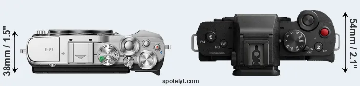 Compare E-P7 versus G110 top