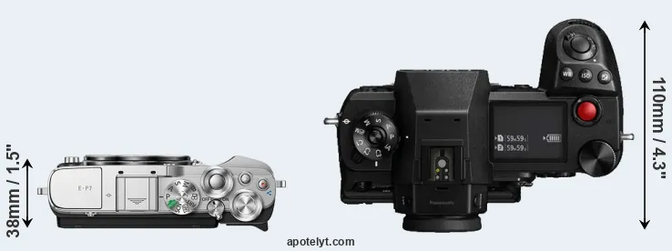 Compare E-P7 versus S1H top