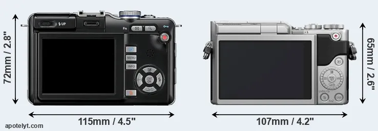 Comparison E-PL1 or GX850 rear