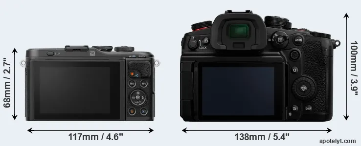 Comparison E-PL10 or GH6 rear