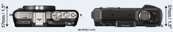 Compare E-PL3 versus TS7 top
