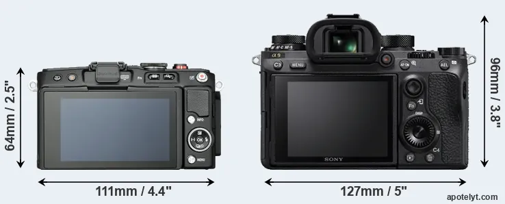 Comparison E-PL6 or A9 rear