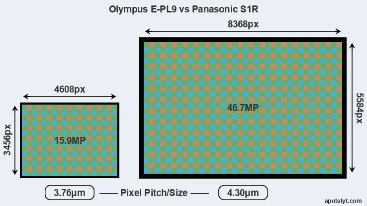 E-PL9 versus S1R MP