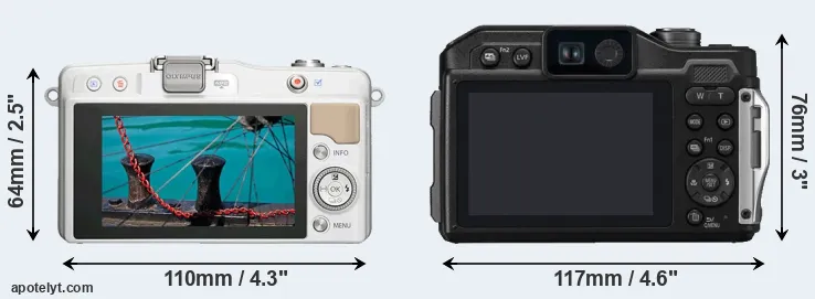 Comparison E-PM2 or FT7 rear