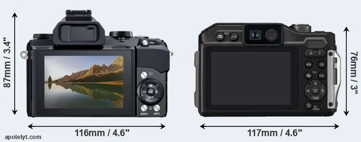 Comparison Stylus 1 or FT7 rear