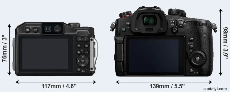 Comparison FT7 or GH5s rear