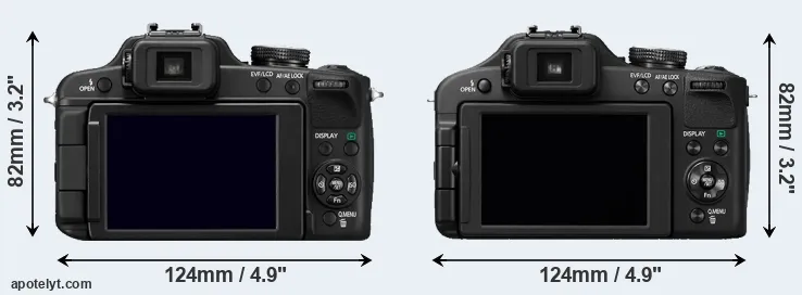 Comparison FZ100 or FZ150 rear