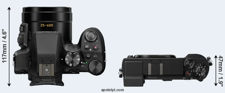 Compare FZ300 versus GX9 top