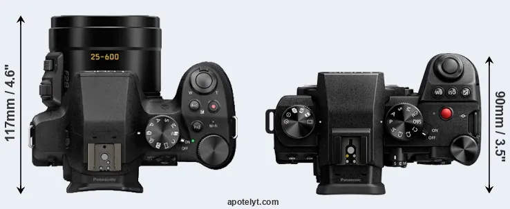 Compare FZ300 versus S5 II top