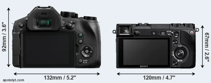 Comparison FZ330 or NEX-7 rear