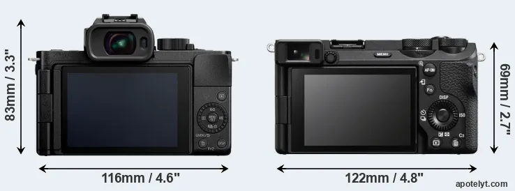 Comparison G110 or A6700 rear