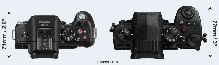Compare G5 versus G90 top