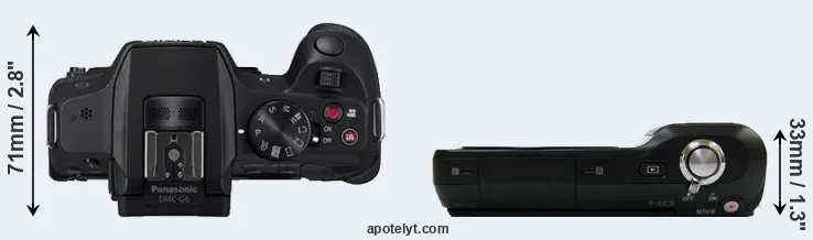 Compare G6 versus NEX-3 top