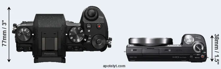 Compare G7 versus NEX-5N top