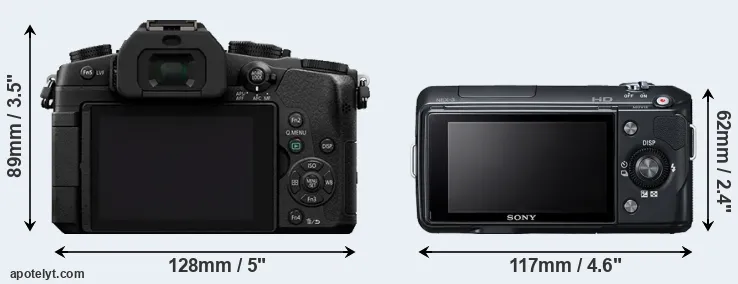 Comparison G80 or NEX-3 rear