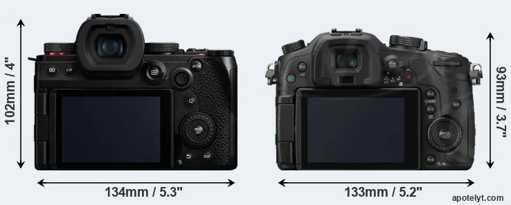 Comparison G9 II or GH3 rear