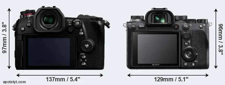 Comparison G9 or A9 II rear