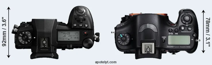 Compare G9 versus A99 top