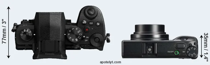 Compare G90 versus GR IIIx top