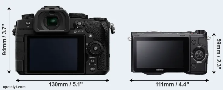 Comparison G90 or NEX-5R rear