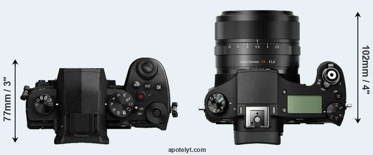 Compare G90 versus RX10 top